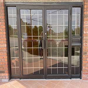 Completed Security Bars Completed Security Bar installation